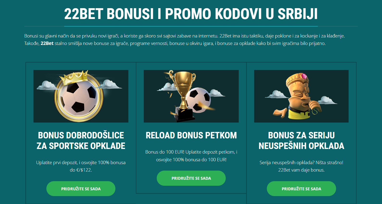 Bonus dobrodošlice