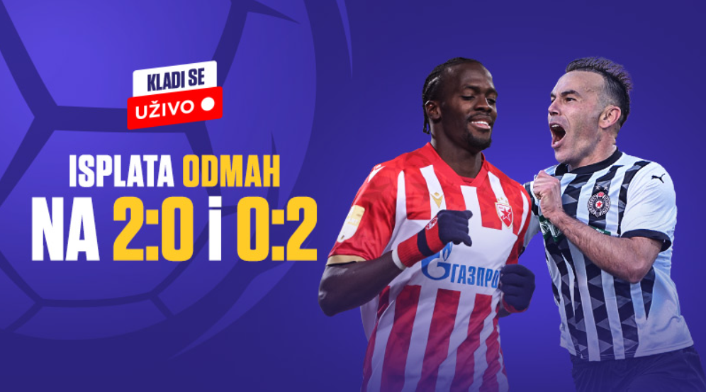 Isplata na večite pre kraja derbija!