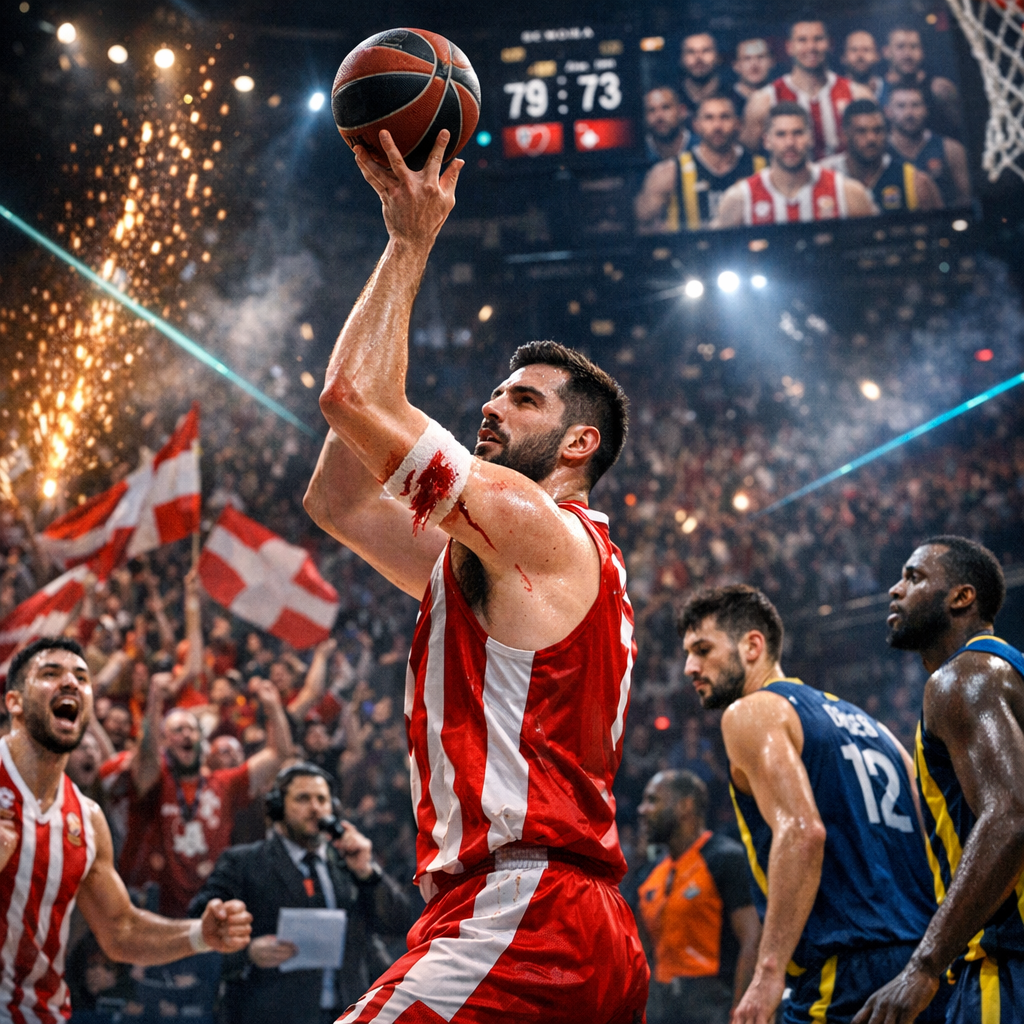 Košarkaš Crvene zvezde Nikola Kalinić (34) povredio se na jučerašnjoj utakmici protiv Fenerbahčea u Evroligi (79:73), pošto je zadobio posekotinu na laktu.