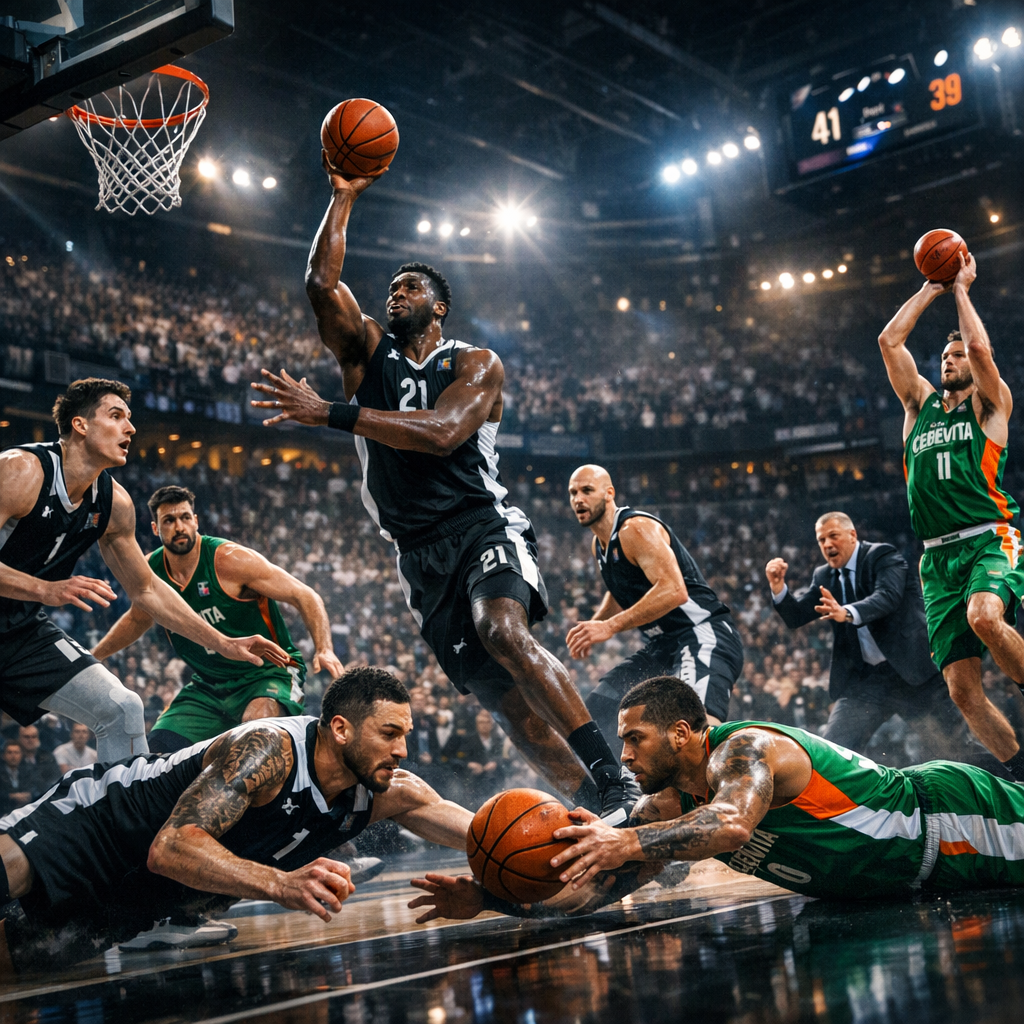 Košarkaši Partizana igraju protiv Cedevita Olimpije u meču trećeg kola druge faze ABA lige.