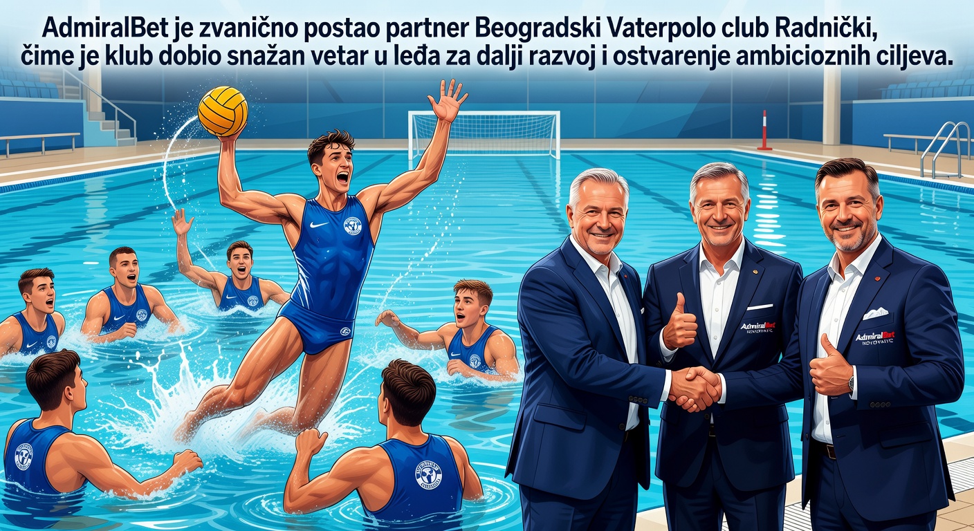 AdmiralBet je zvanično postao partner Beogradski Vaterpolo klub Radnički, čime je klub dobio snažan vetar u leđa za dalji razvoj i ostvarenje ambicioznih ciljeva.