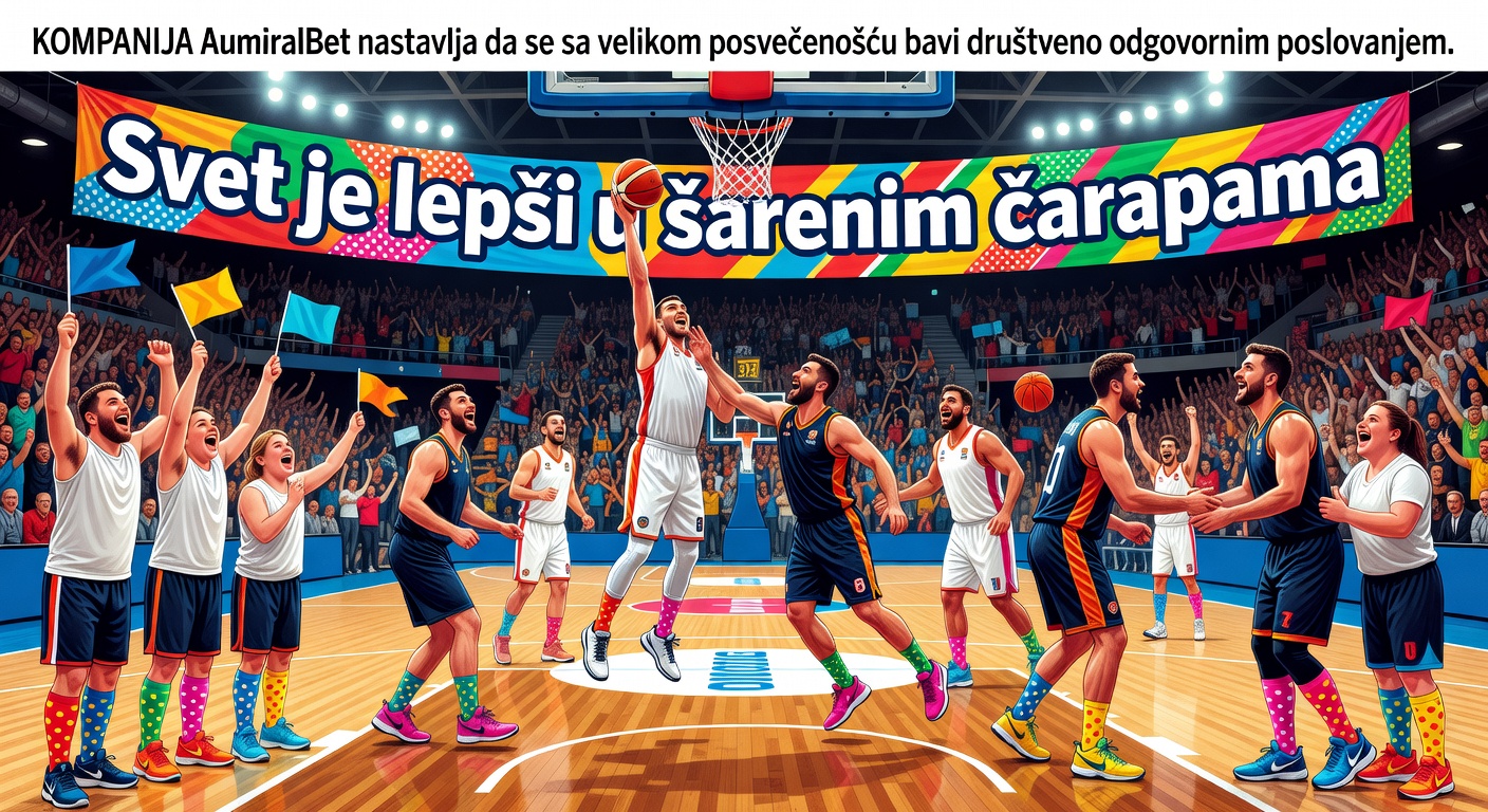 KOMPANIJA AdmiralBet nastavlja da se sa velikom posvećenošću bavi društveno odgovornim poslovanjem.