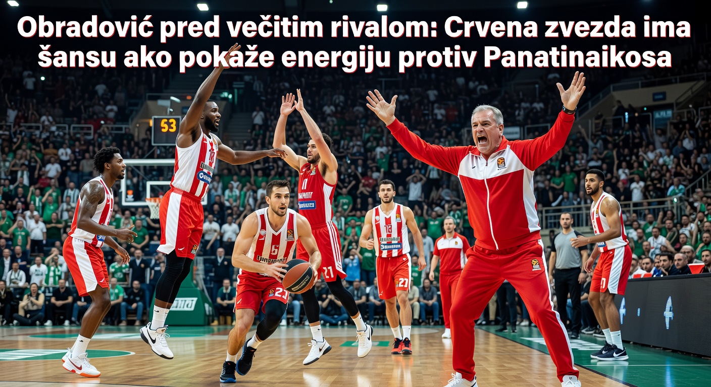 Obradović pred večitim rivalom: Crvena zvezda ima šansu ako pokaže energiju protiv Panatinaikosa