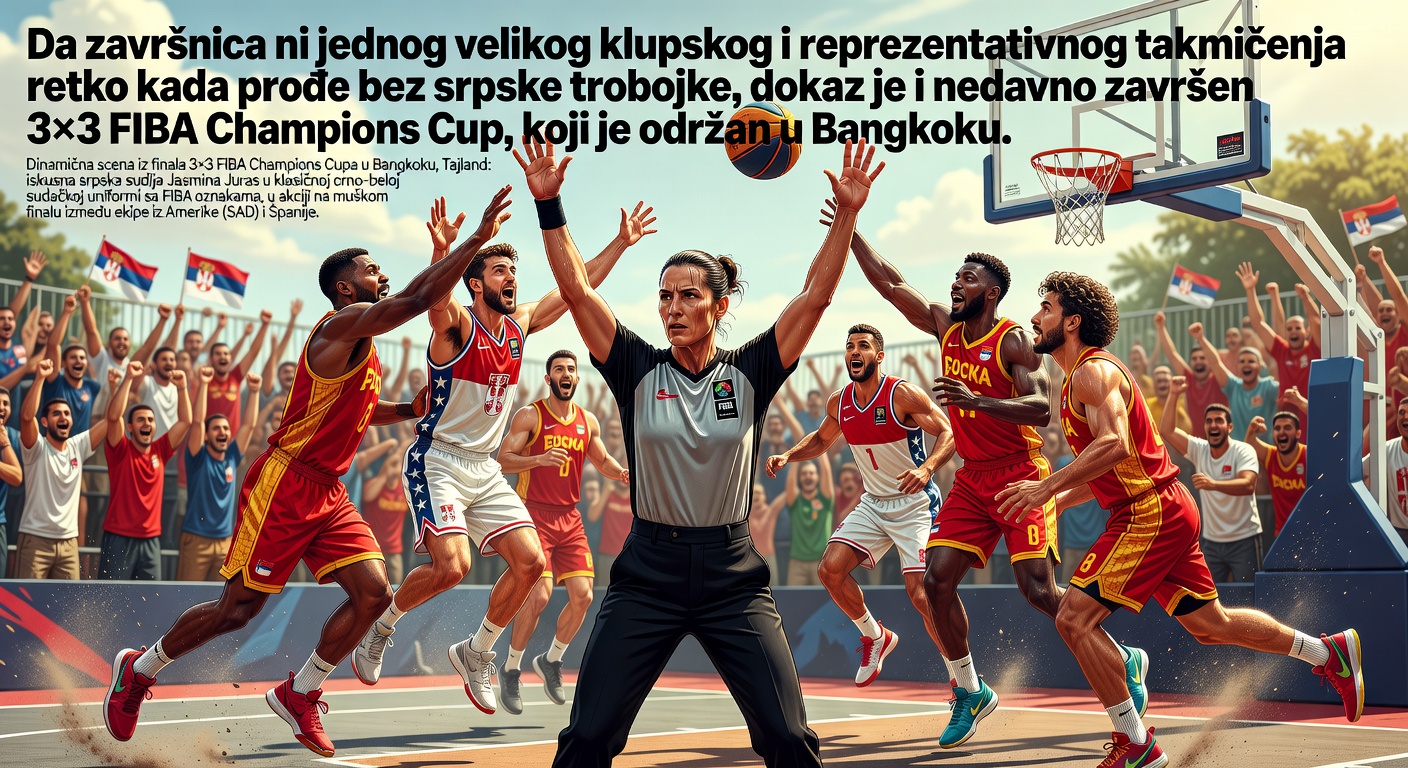 Da završnica ni jednog velikog klupskog i reprezentativnog takmičenja retko kada prođe bez srpske trobojke, dokaz je i nedavno završen 3×3 FIBA Champions Cup, koji je održan u Bangkoku.
