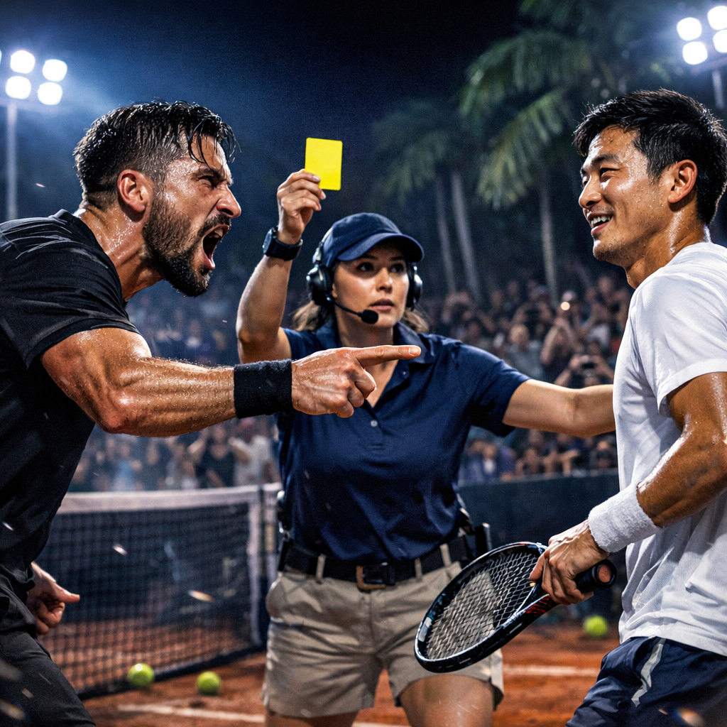NEVEROVATNE scene viđene su na čelendžer Turniru u DOminikanskoj Republici, a glavni akter bio je teniser iz Bosne i Hercegovine Damir Džumhur.