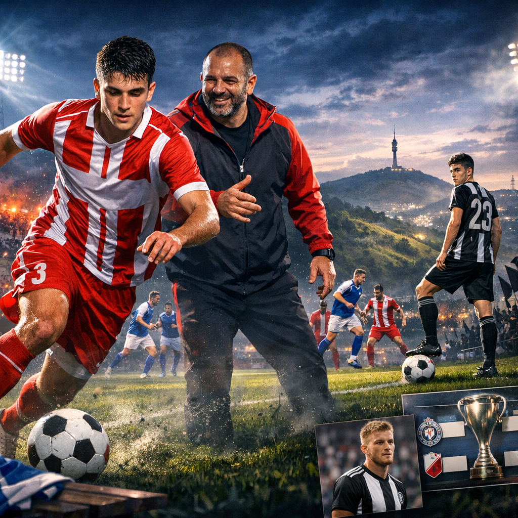 Crvena zvezda priključila je nekoliko fudbalera Grafičara svojim treninzima, a među njima je i rođeni brat prvotimca Partizana Milana Vukotića.