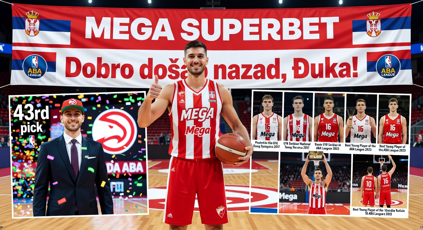 Srpski košarkaš Nikola Đurišić potpisao je za Crvenu zvezdu, ali će do kraja sezone igrati na pozajmici u Megi, te se njegov bivši klub sada i oglasio.