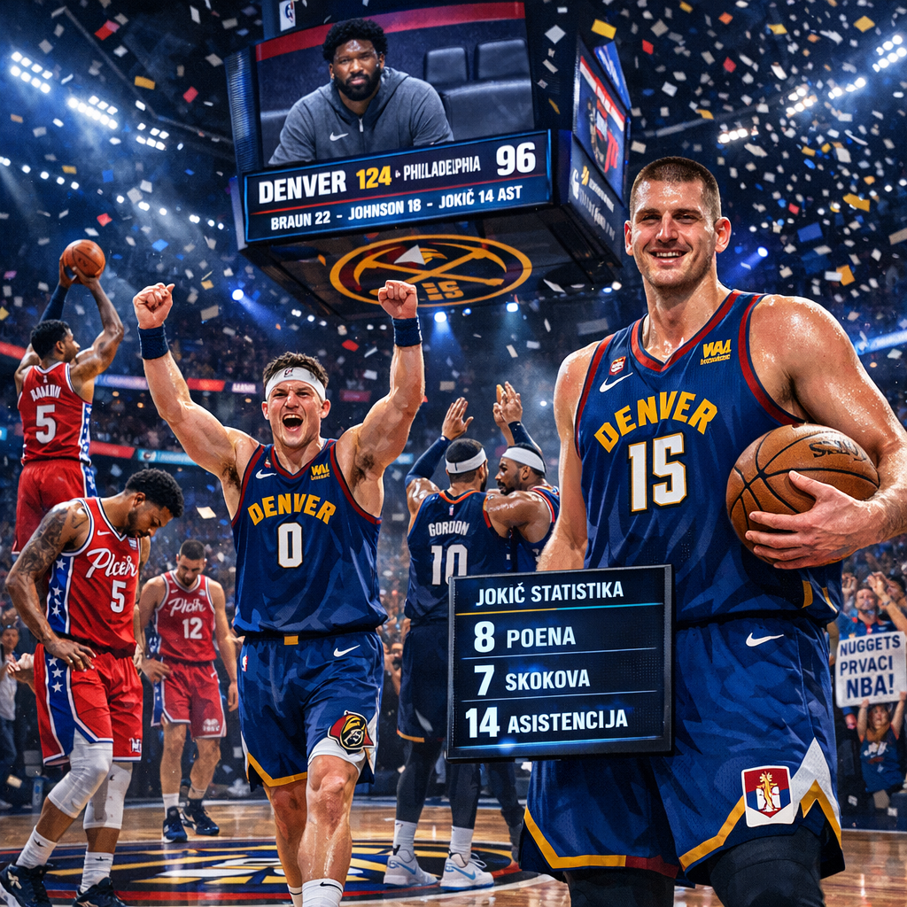 Nagetsi razbili Siksers! 28 poena razlike