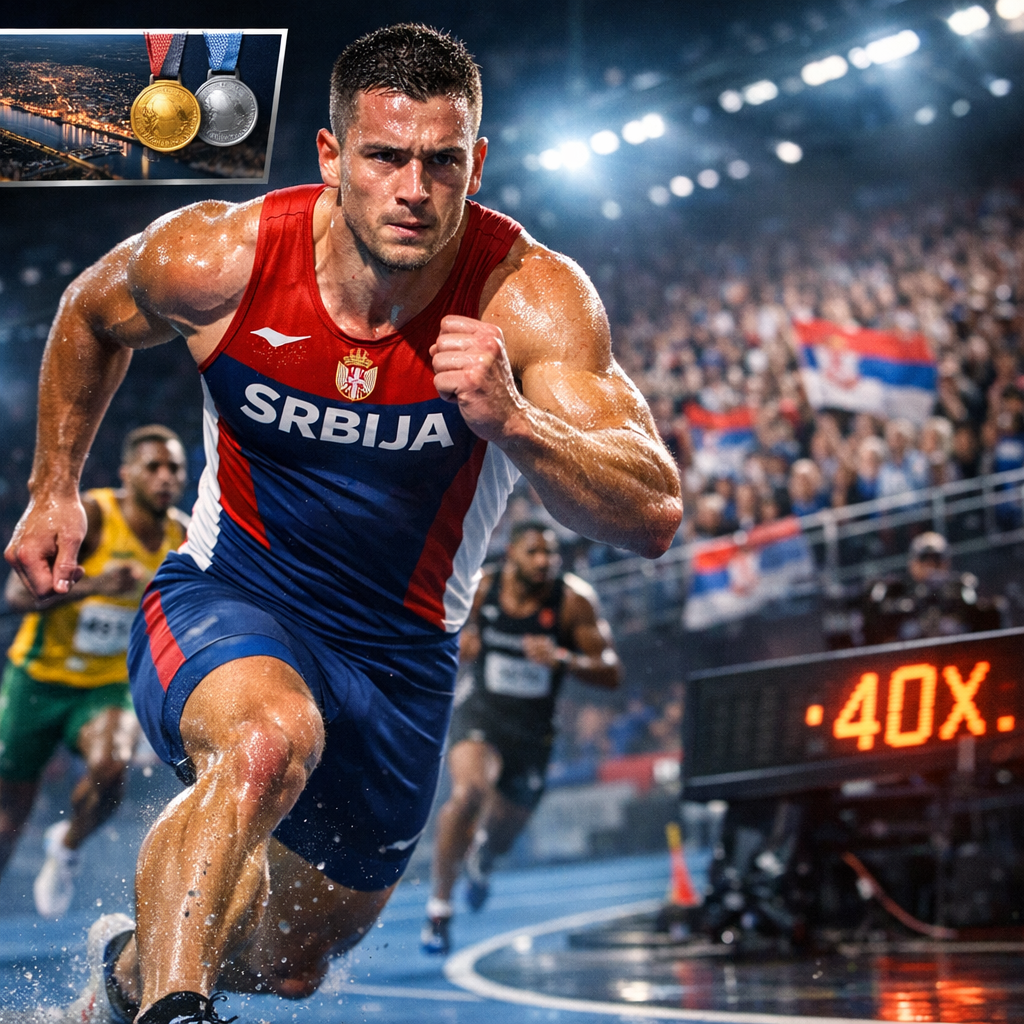 Reprezentativac Srbije u atletici Boško Kijanović izjavio je da je cilj plasman u polufinale Svetskog prvenstva u dvorani, koje će biti održano od 20.