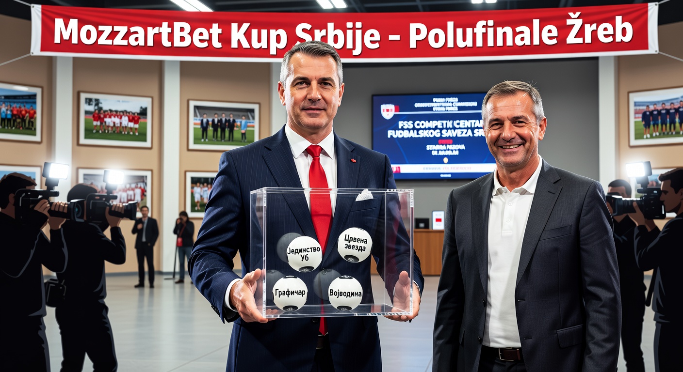 U Sportskom centru Fudbalskog saveza Srbije u Staroj Pazovi održana je ceremonija žreba za polufinale MozzartBet Kup Srbije, koja je još jednom potvrdila draž najmasovnijeg domaćeg takmičenja.