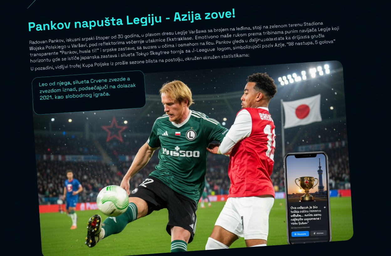 Pankov napušta Legiju – Azija zove!