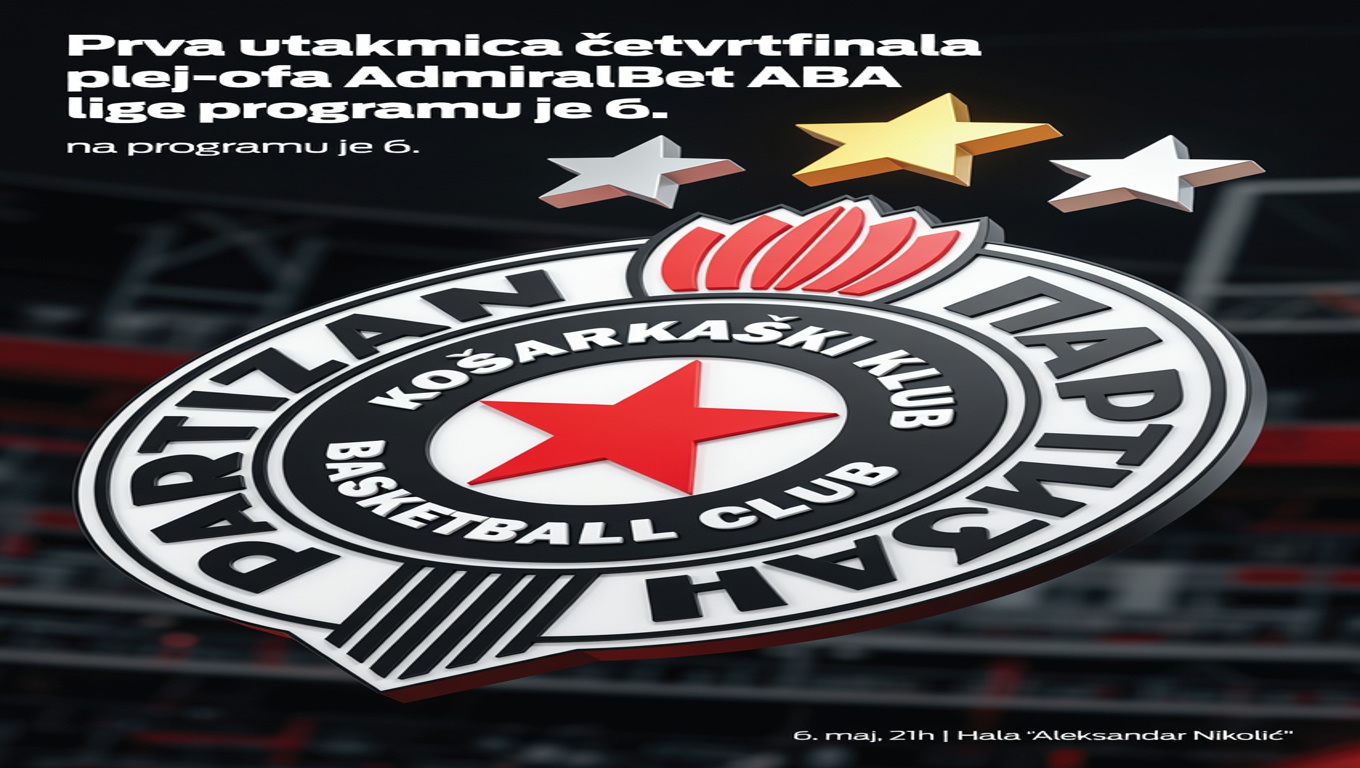 Prva utakmica četvrtfinala plej-ofa AdmiralBet ABA lige na programu je 6.