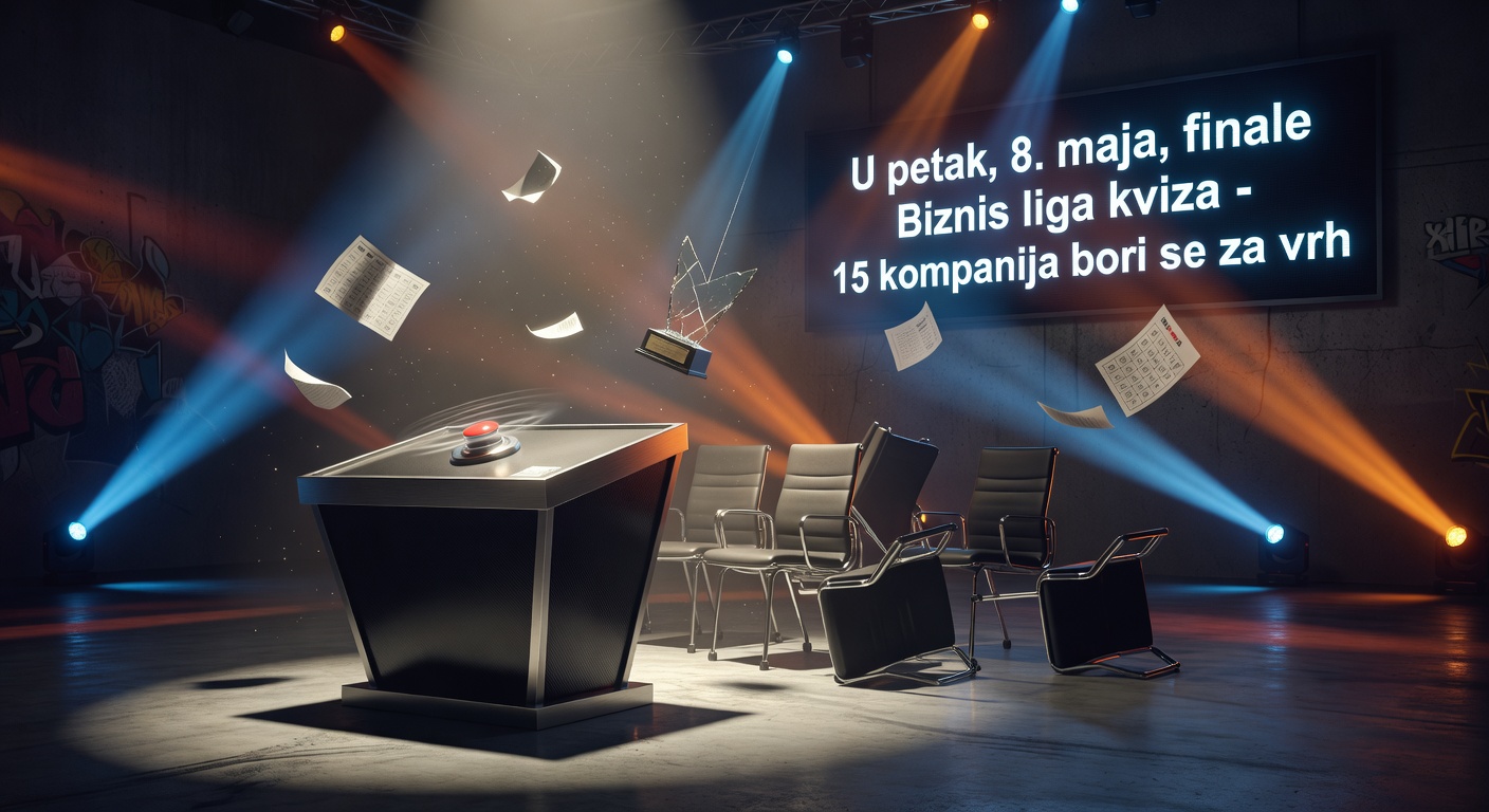 U petak, 8. maja, finale Biznis liga kviza – 15 kompanija bori se za vrh