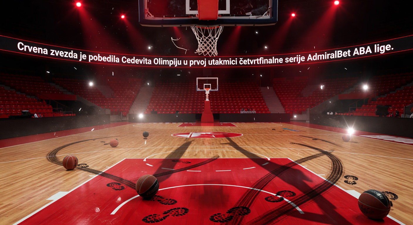Crvena zvezda je pobedila Cedevitu Olimpiju u prvoj utakmici četvrtfinalne serije AdmiralBet ABA lige.