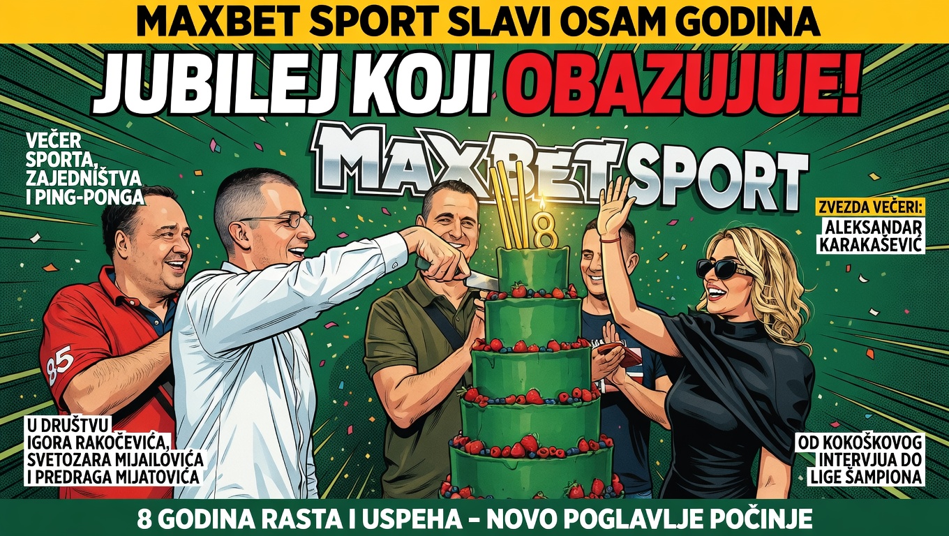 MaxBet Sport slavi osam godina. Jubilej koji obavezuje!