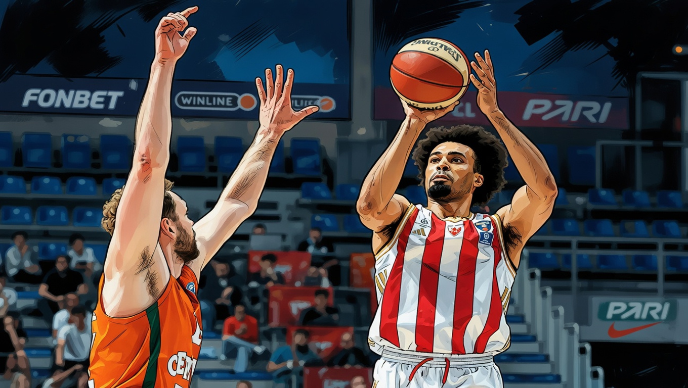 Košarkaši Crvene zvezde poveli su sa 1:0 u četvrtfinalnoj seriji ABA lige, pošto su večeras u beogradskoj hali “Aleksandar Nikolić” pobedili Cedevita Olimpiju sa 101:92 (25:24, 25:23, 31:27, 20:18).