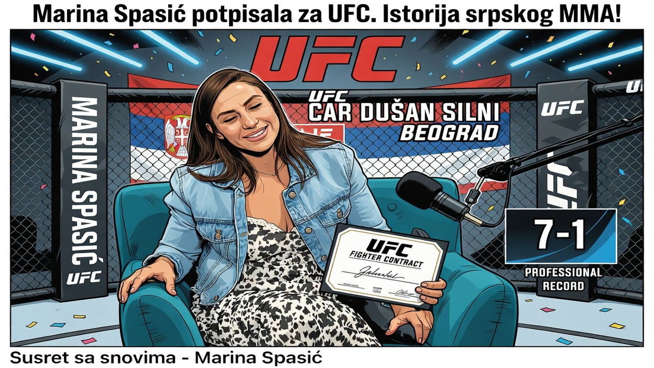 Marina Spasić potpisala za UFC. Istorija srpskog MMA!