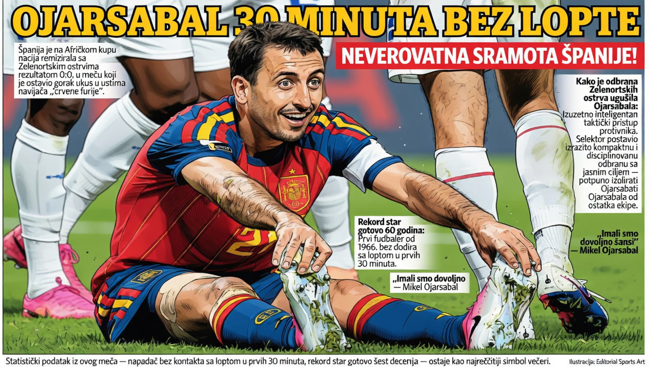 Ojarsabal 30 minuta bez lopte. Neverovatna sramota Španije!