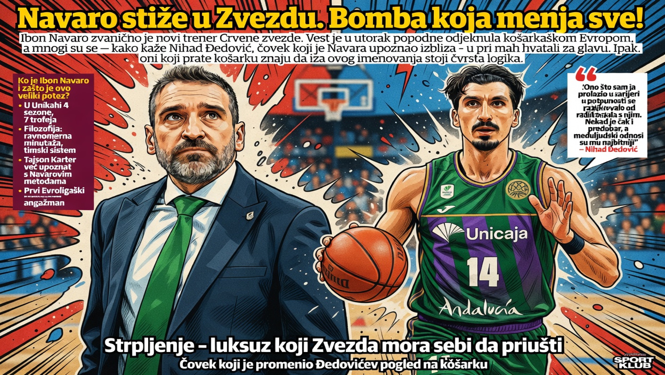 Navaro stiže u Zvezdu. Bomba koja menja sve!