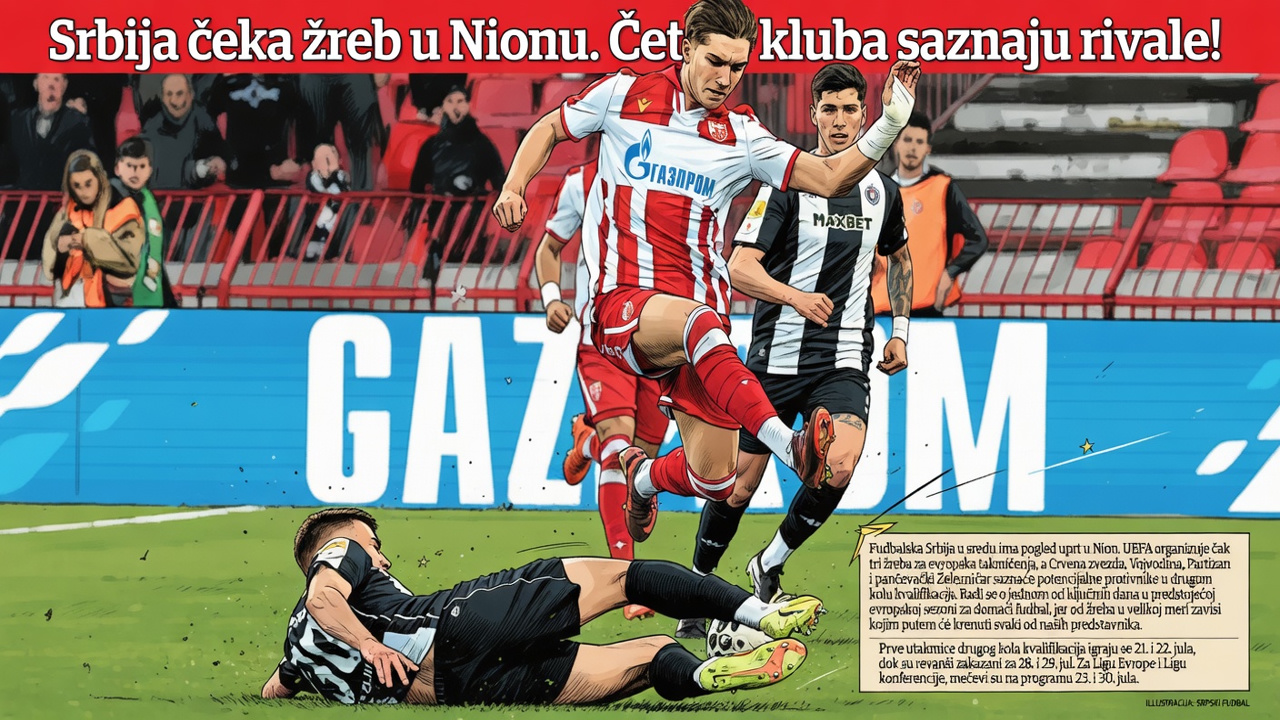 Srbija čeka žreb u Nionu. Četiri kluba saznaju rivale!