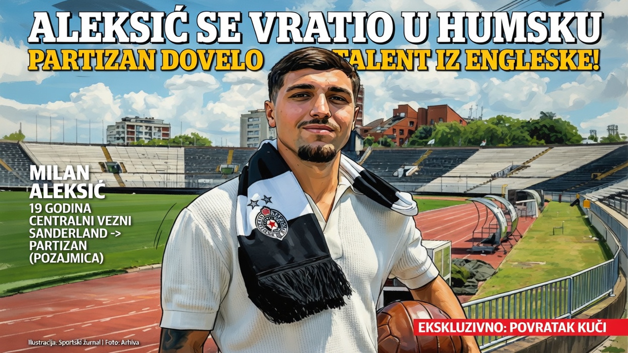 Aleksić se vratio u Humsku. Partizan doveo talenat iz Engleske!