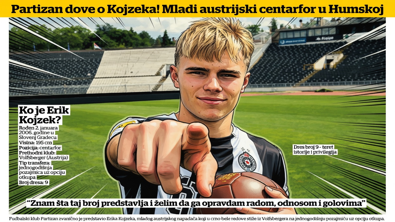 Partizan doveo Kojzeka! Mladi austrijski centarfor u Humskoj
