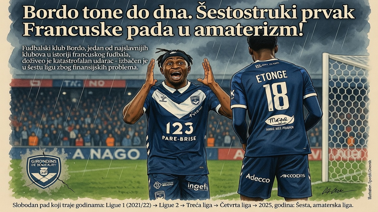 Bordo tone do dna. Šestostruki prvak Francuske pada u amaterizm!