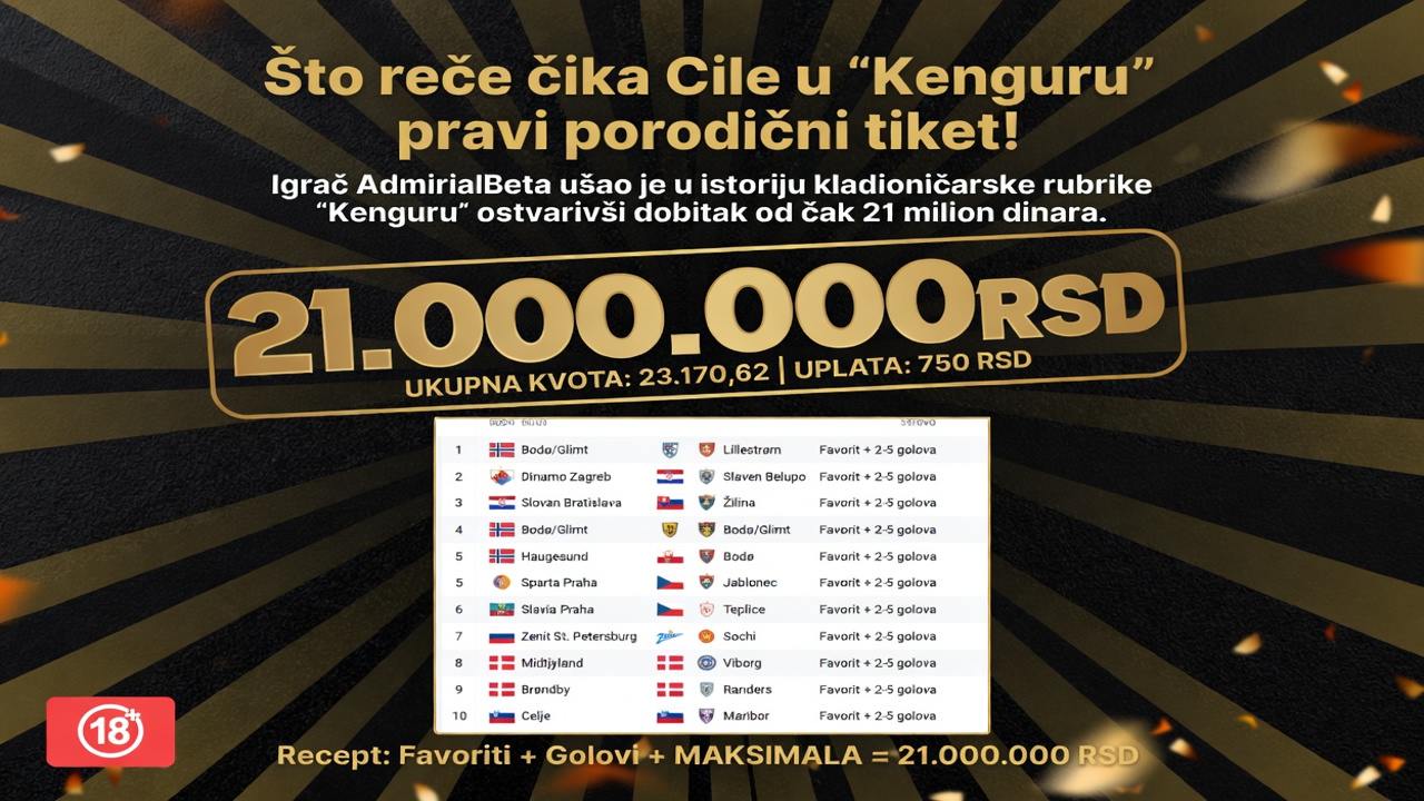 Što reče čika Cile u “Kenguru” pravi porodični tiket!