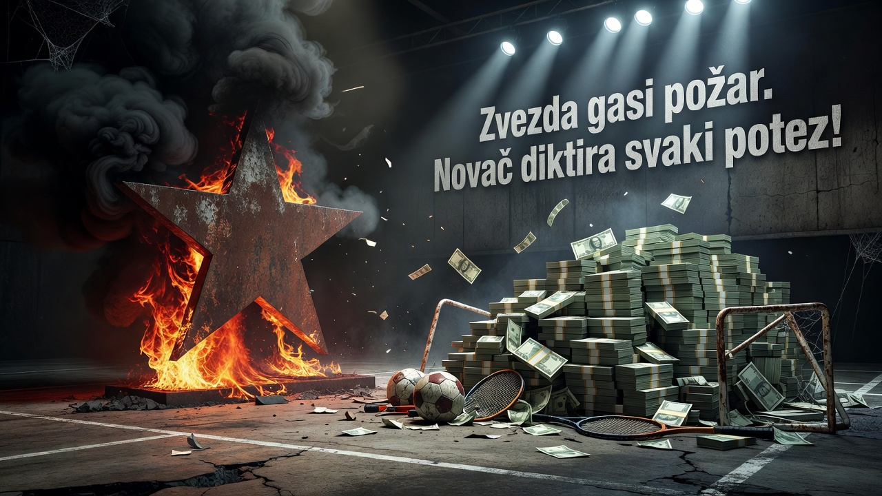 Zvezda gasi požar. Novac diktira svaki potez!